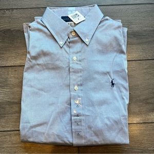 NWT Blue Ralph Lauren Button Down